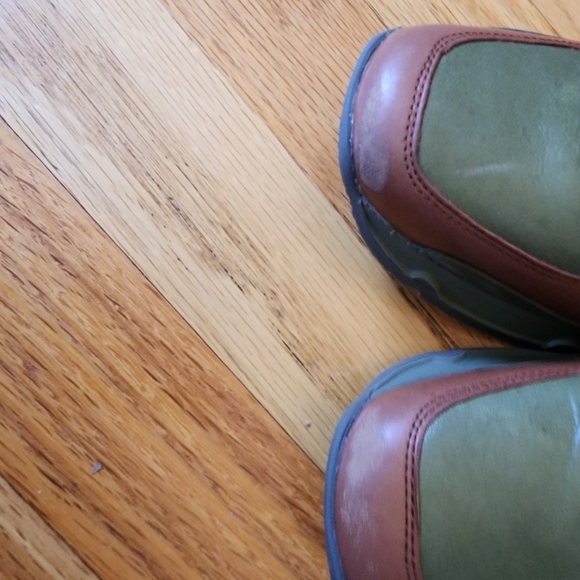 Jeffrey Campbell Retro Kicks  Maryjane Sneaker Size 8 Olive Brown Pink Sporty - Picture 5 of 12